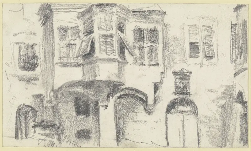 Haus in Brixen von Adolph von Menzel