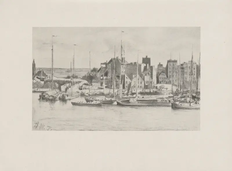 Landningsplats av Adolph von Menzel