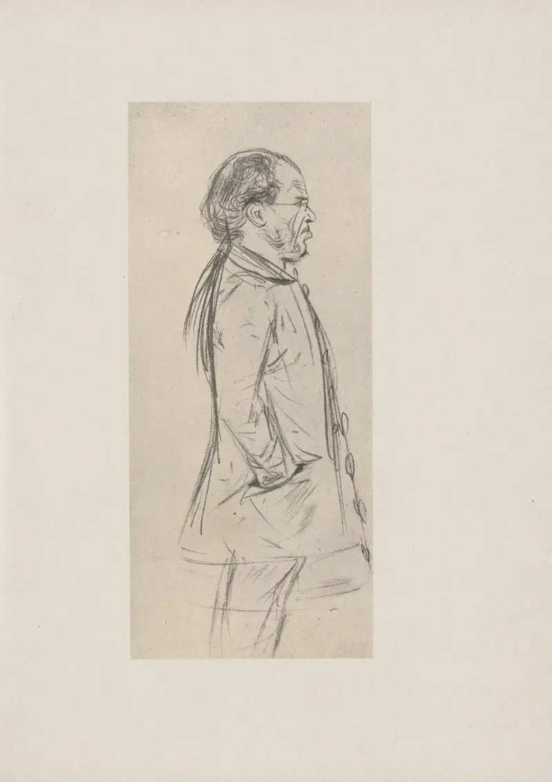 Konstnärens självporträtt (60-talet) av Adolph von Menzel
