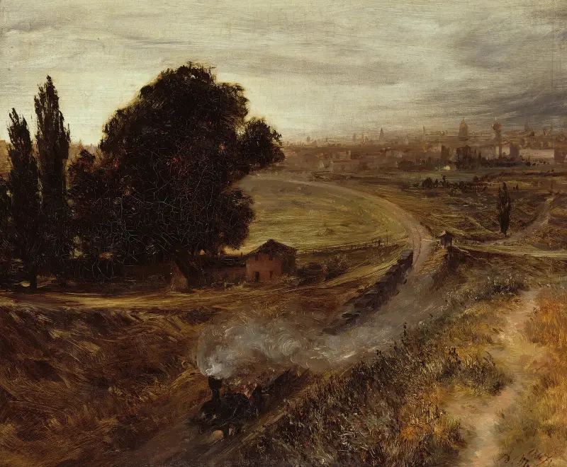 Järnvägen Berlin–Potsdam av Adolph von Menzel