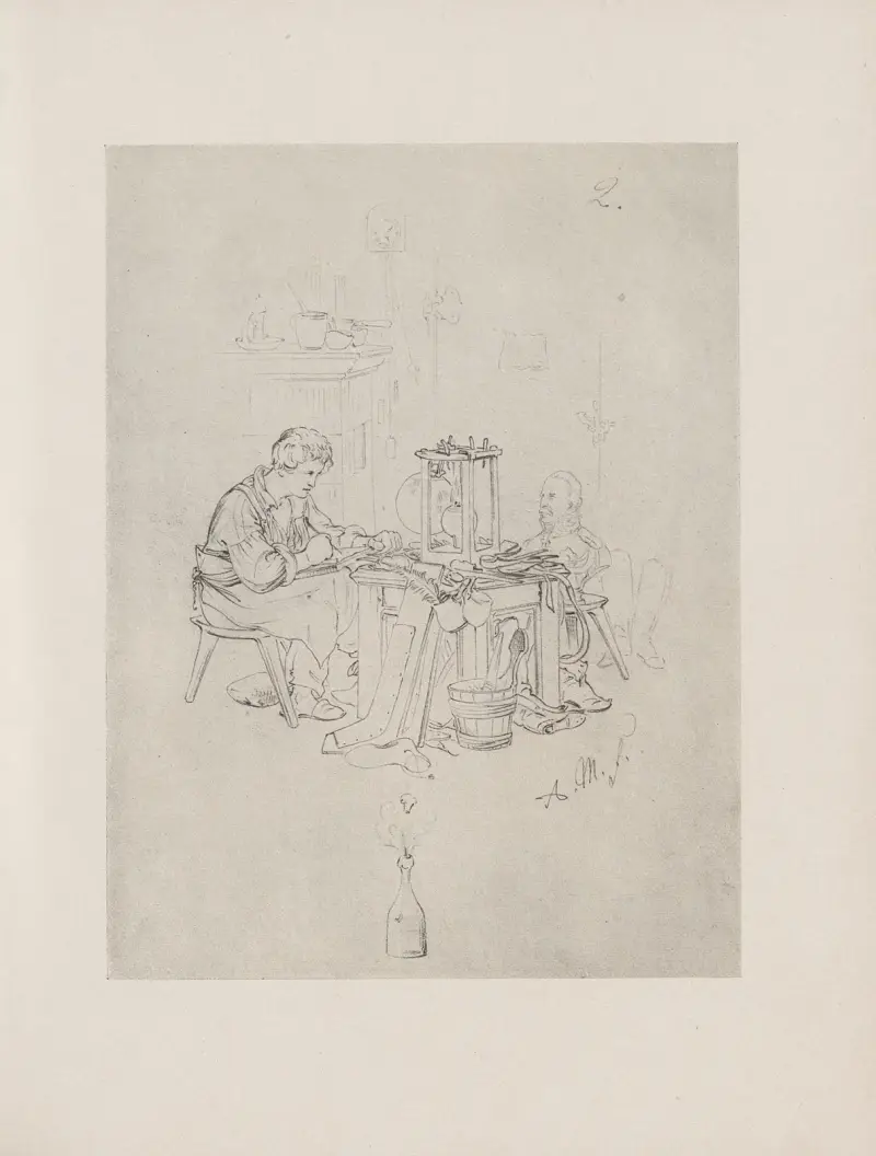 Drift, ur Künstlers Erdenwallen av Adolph von Menzel