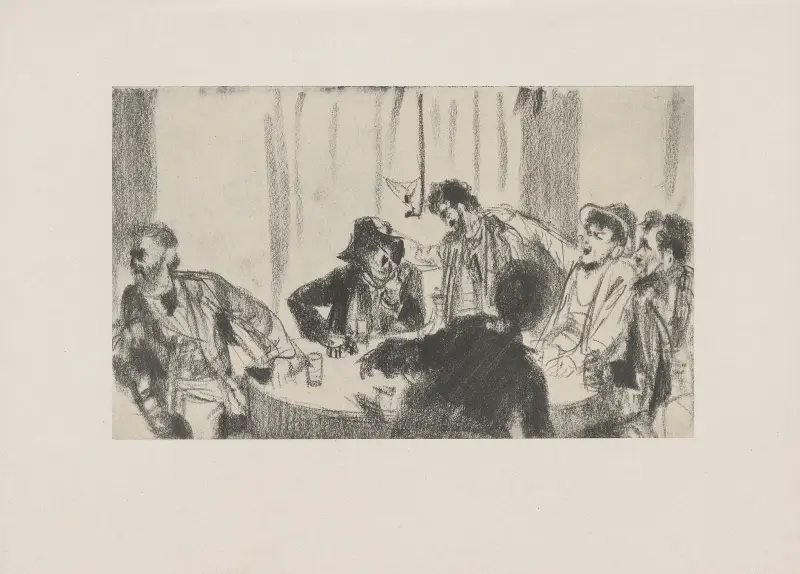 Krogscen (80-talet) av Adolph von Menzel