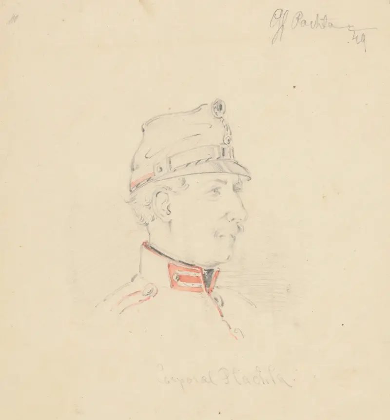 Porträttstudie av Friedrich Carl von Scheidlin