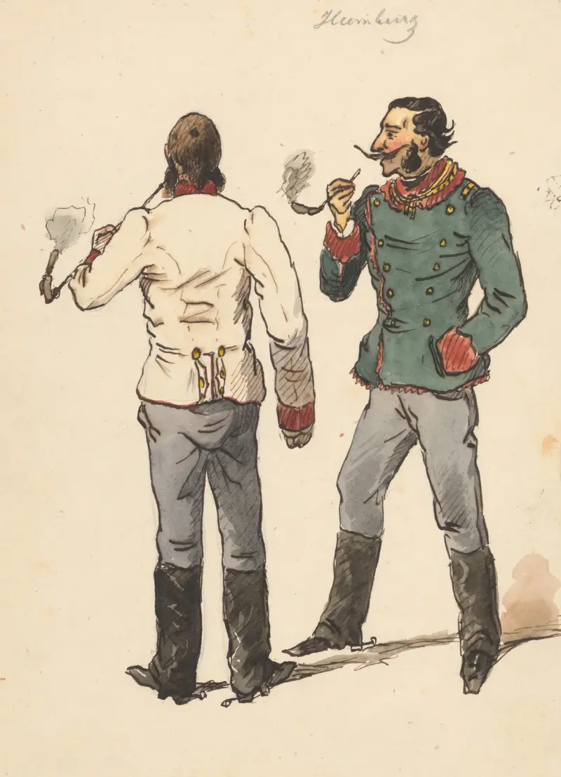 Rökare av Friedrich Carl von Scheidlin