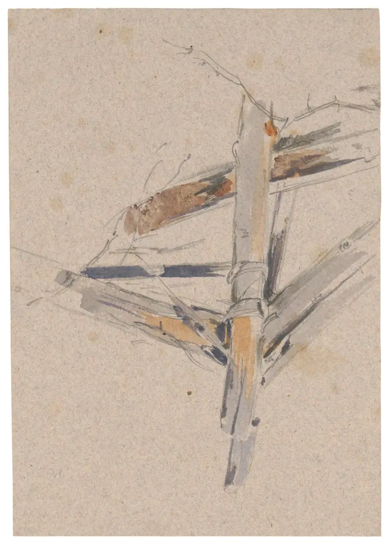 Study of Wooden Animal Trap av Friedrich Carl von Scheidlin