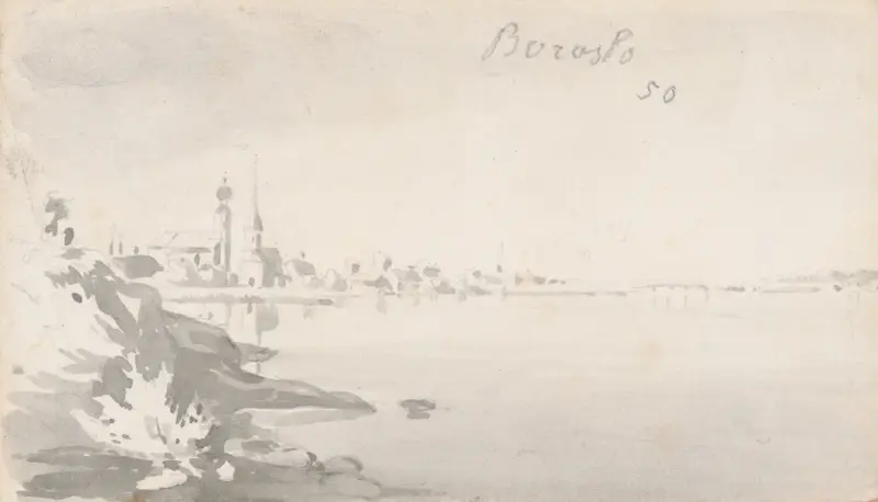 Vy över Boroslo av Friedrich Carl von Scheidlin