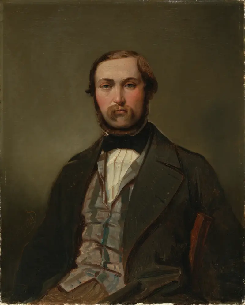 Porträtt av stallmästaren Wilhelm Sachs av Moritz von Schwind