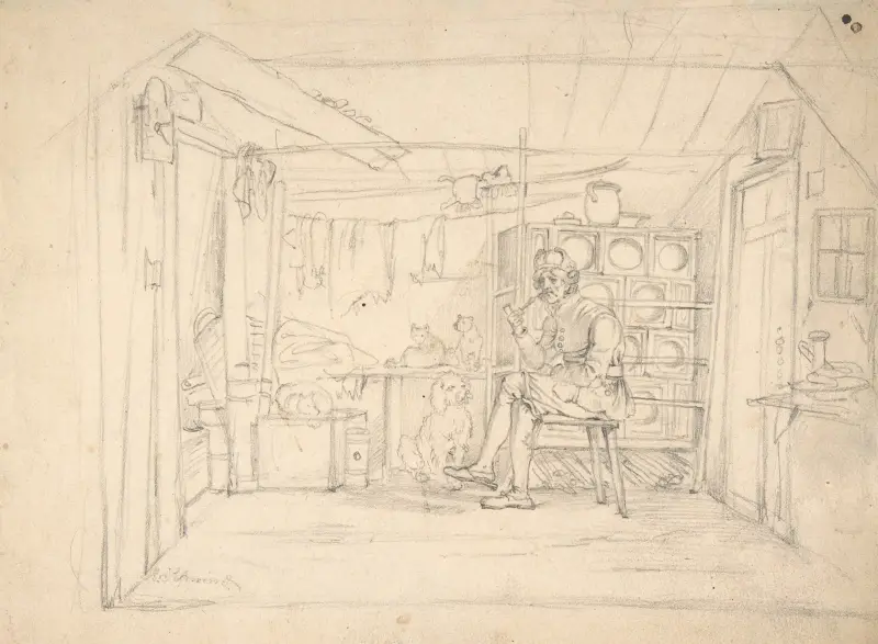 Der Hundefreund (The Dog’s Friend) av Moritz von Schwind