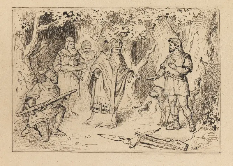 Legendenszene von Moritz von Schwind
