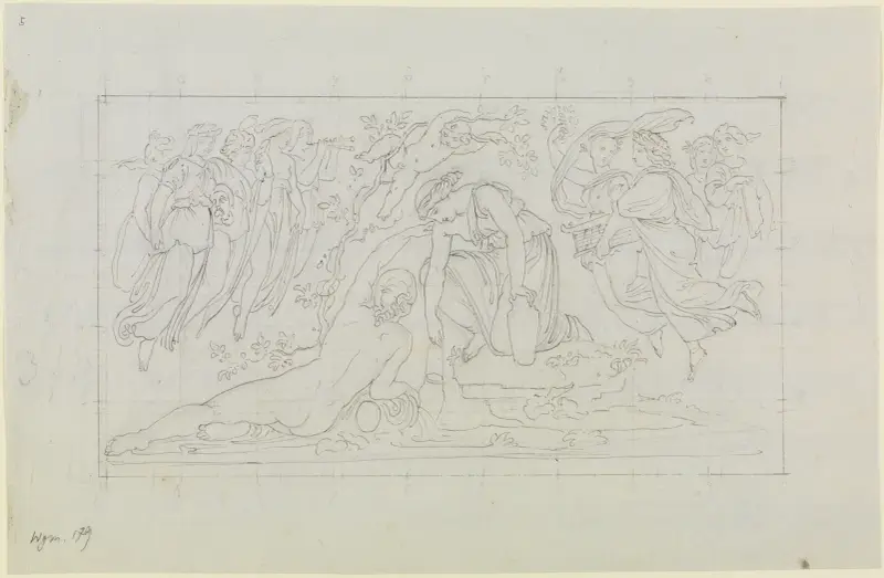 Meles und Kritheis av Moritz von Schwind