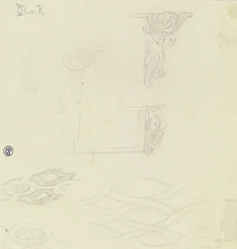 Ornamentale Entwürfe von Moritz von Schwind
