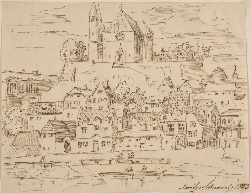 Stadtansicht von Moritz von Schwind