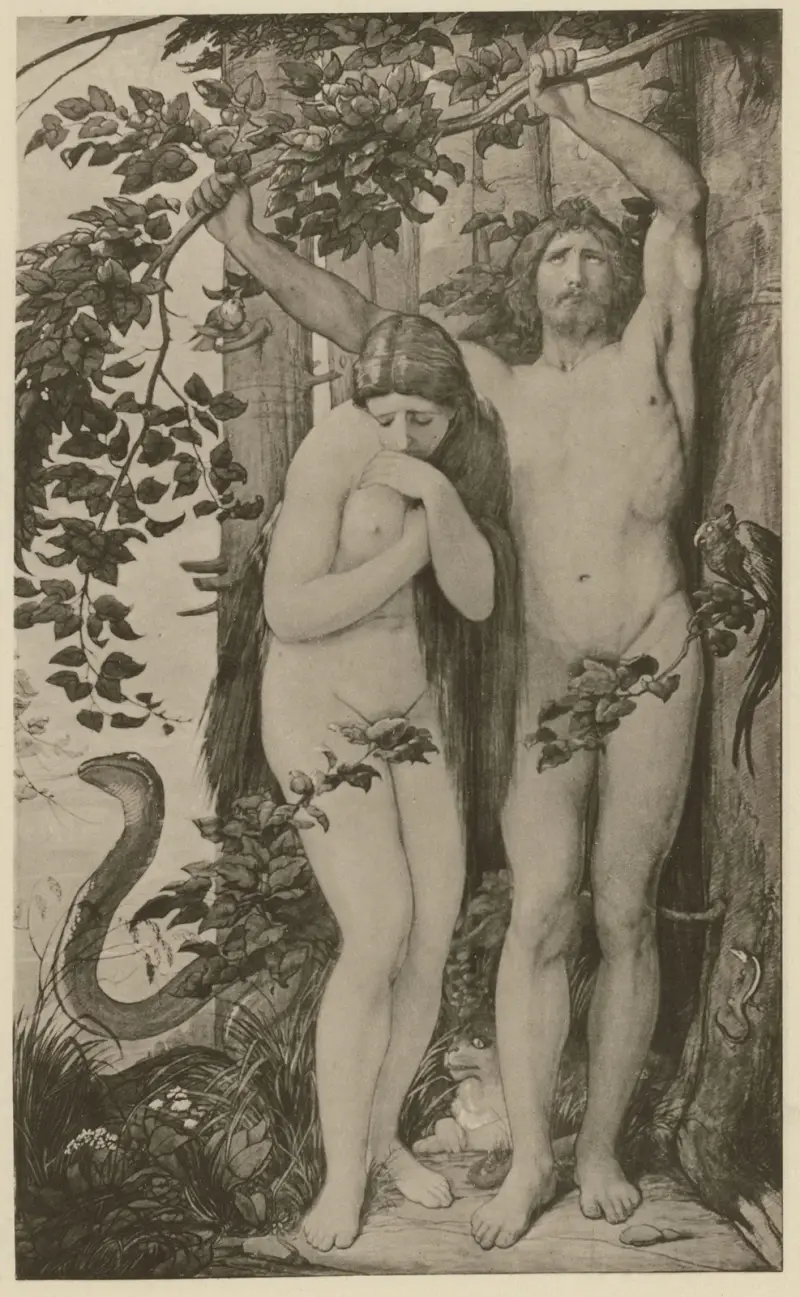 Adam och Eva av Eduard von Steinle