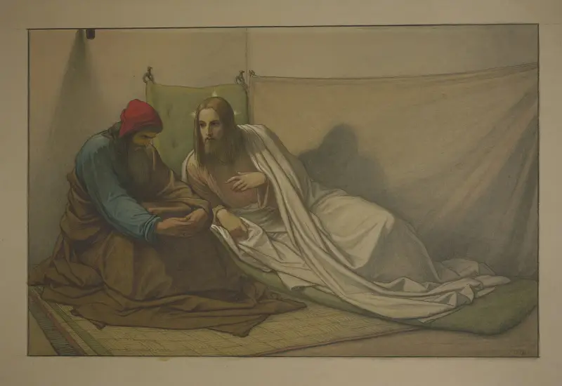 Chrystus i Nikodem, Eduard von Steinle
