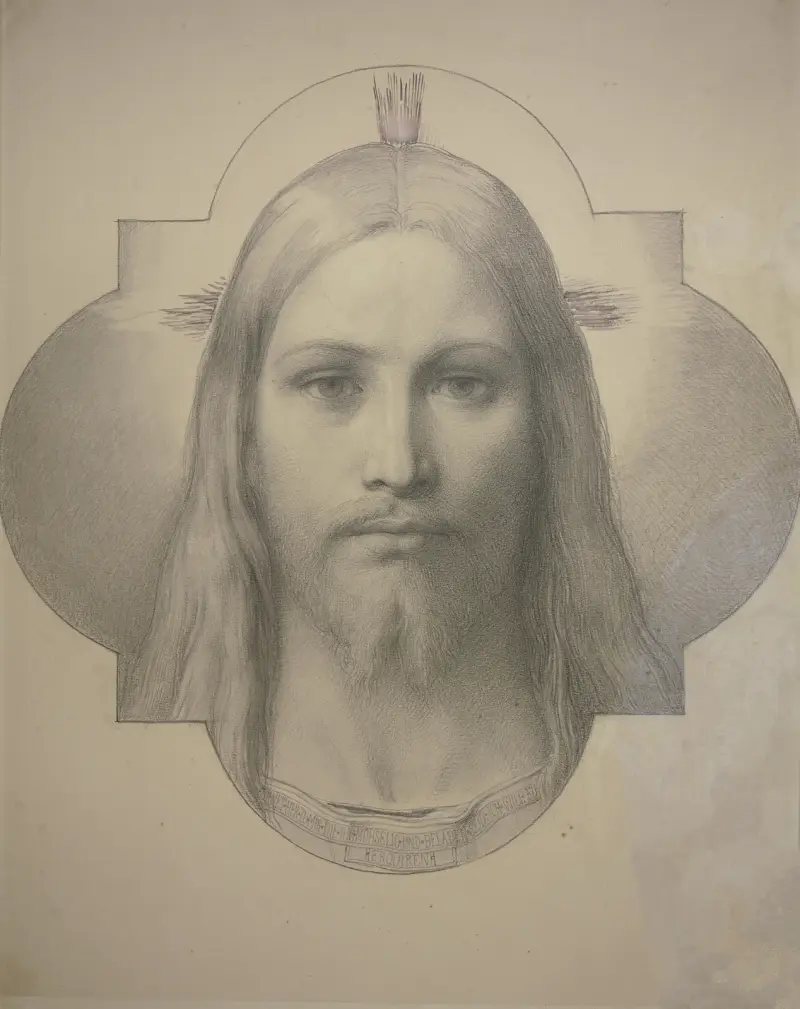 Głowa Chrystusa, Eduard von Steinle