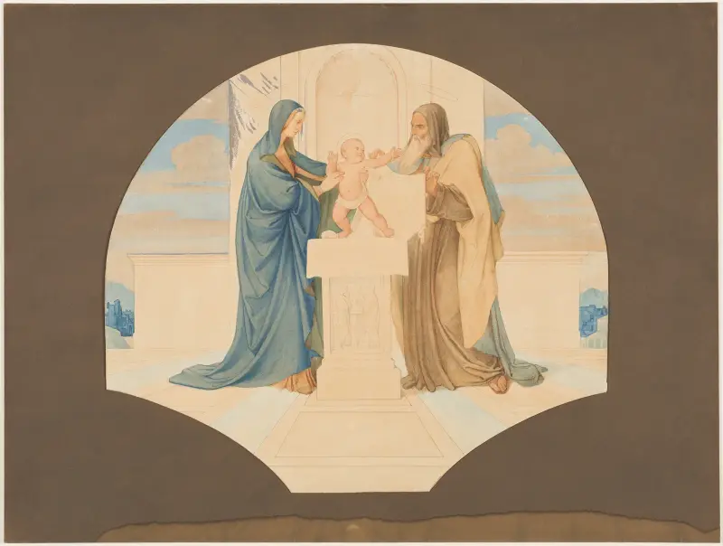 Darstellung Jesu im Tempel – Selig, die reinen Herzens sind von Eduard von Steinle