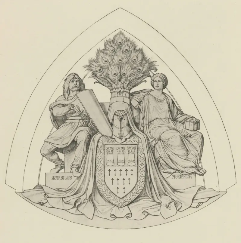 Kölns stadsvapen av Eduard von Steinle