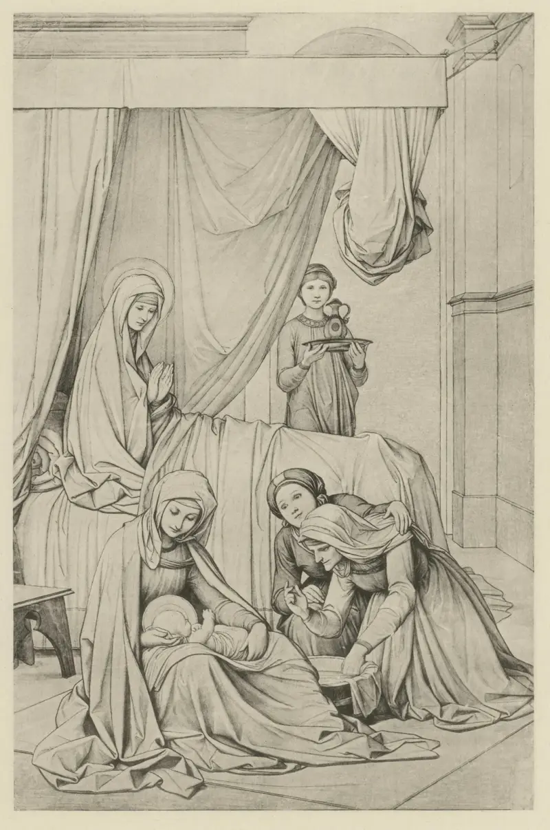 Marie födelse av Eduard von Steinle