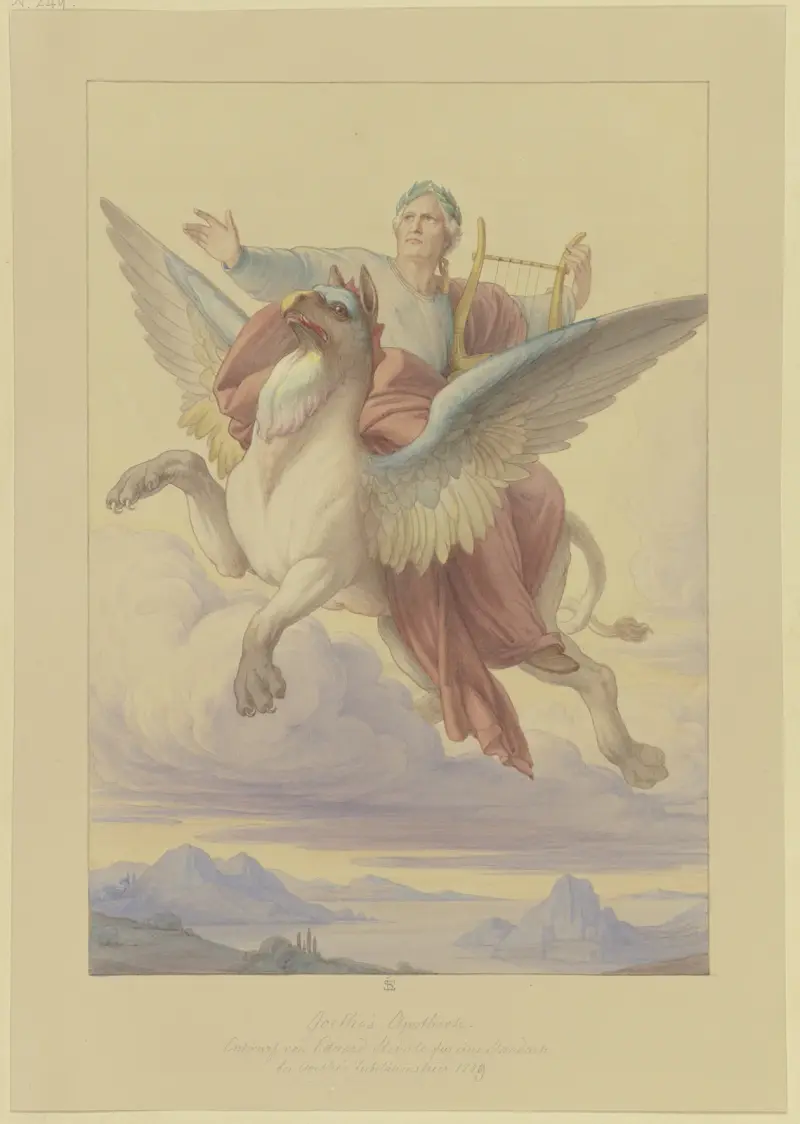 Goethova apoteóza, Eduard von Steinle