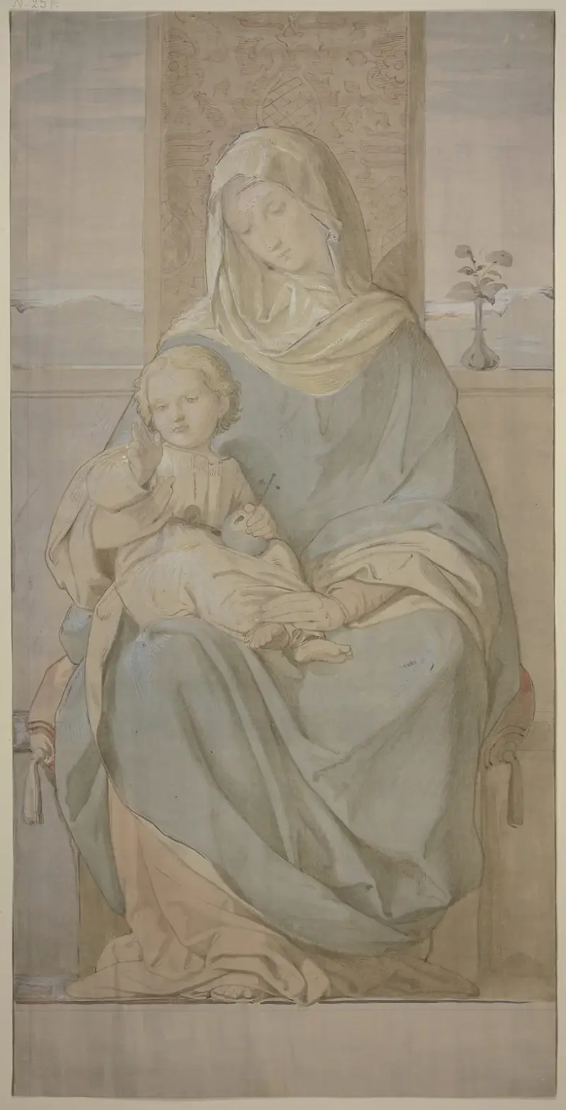 Madonna von Eduard von Steinle