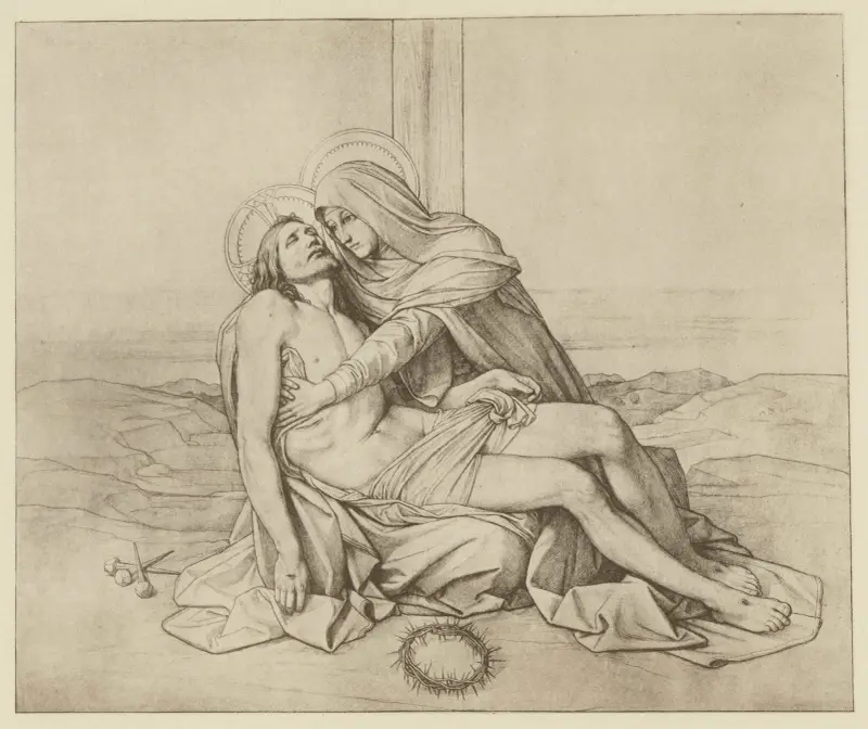 Pietà av Eduard von Steinle