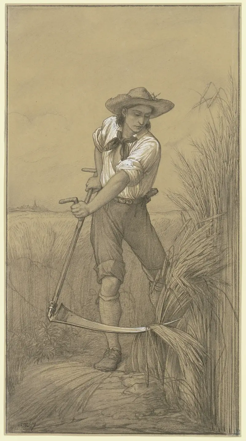 Skördemannen (sommar) av Eduard von Steinle