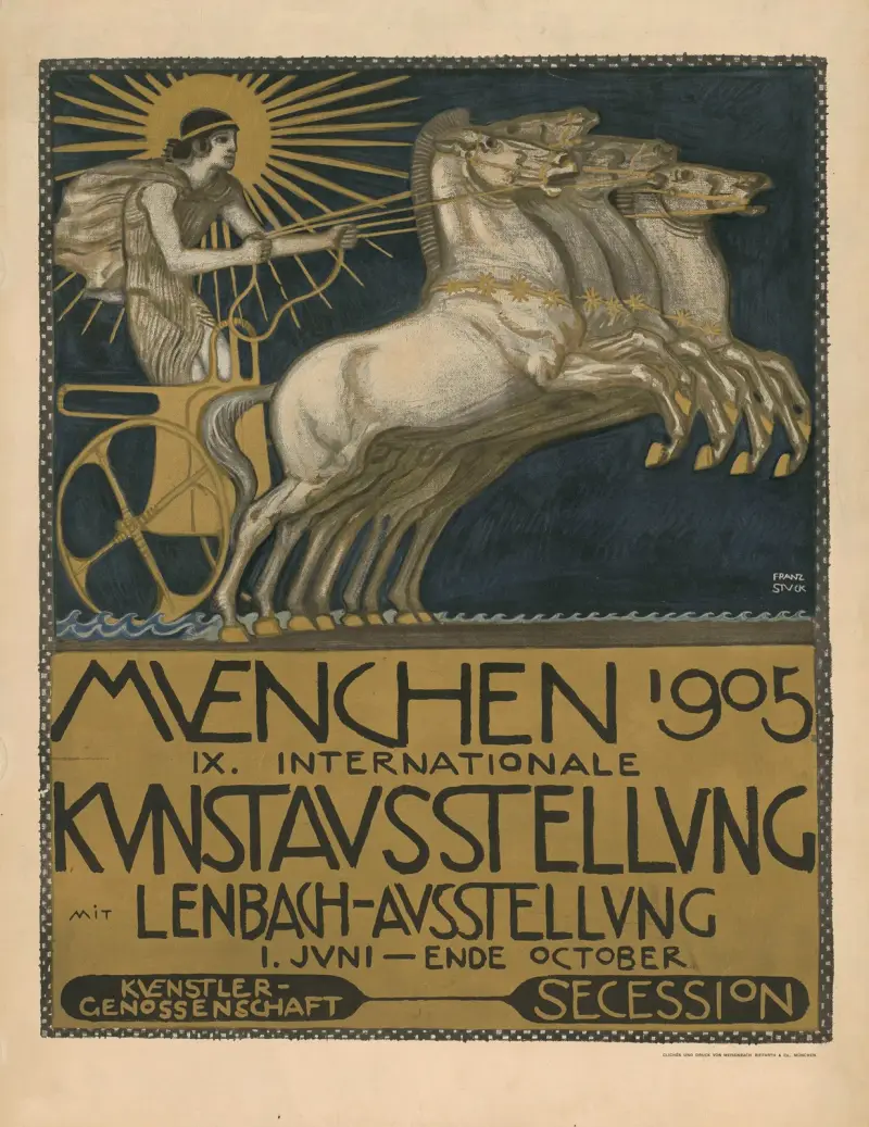 9. Internationella konstutställningen i München 1905. Konstnärsgenossenschaft Secession av Franz von Stuck