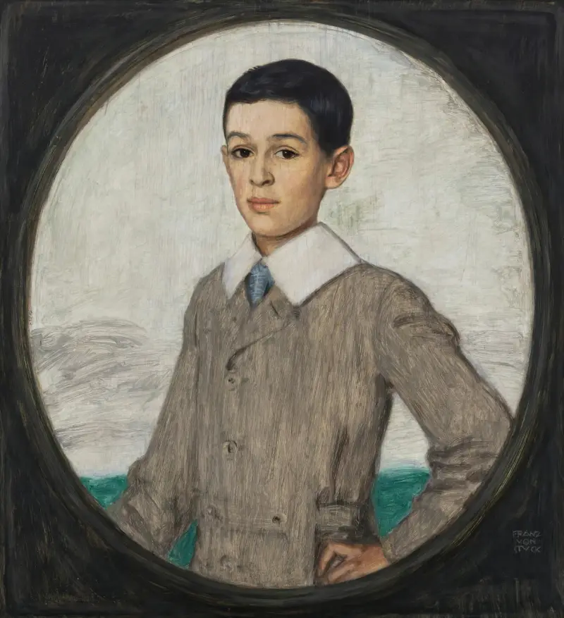 Alexander Saitzoff (Bruder von Vera Saitzoff) av Franz von Stuck