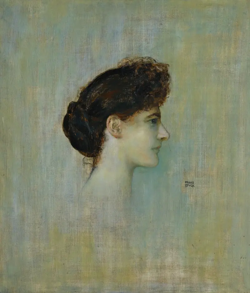 Portrét dámy, Franz von Stuck