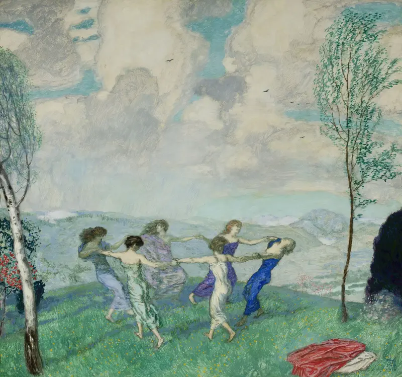 Tanzender Kreis von Franz von Stuck