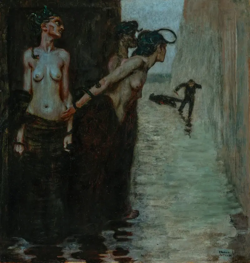 Mördaren av Franz von Stuck