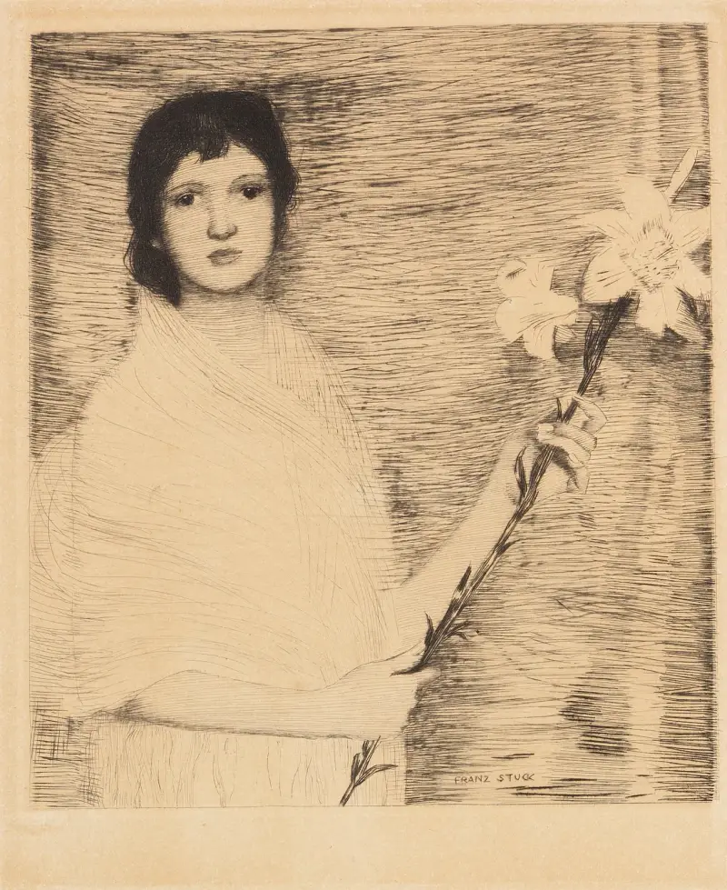 Innocentia av Franz von Stuck