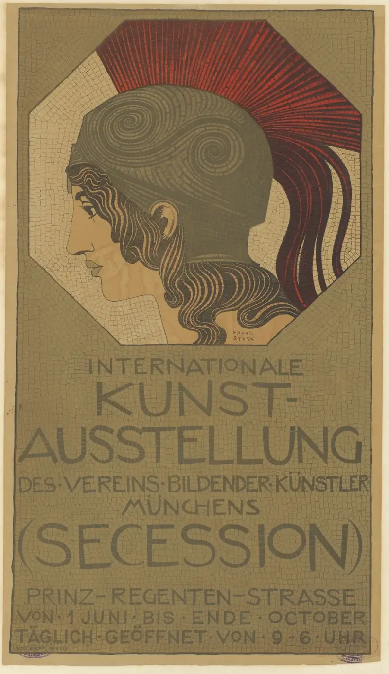 Internationell konstutställning. Münchens (secession). 1 juni till slutet av oktober av Franz von Stuck