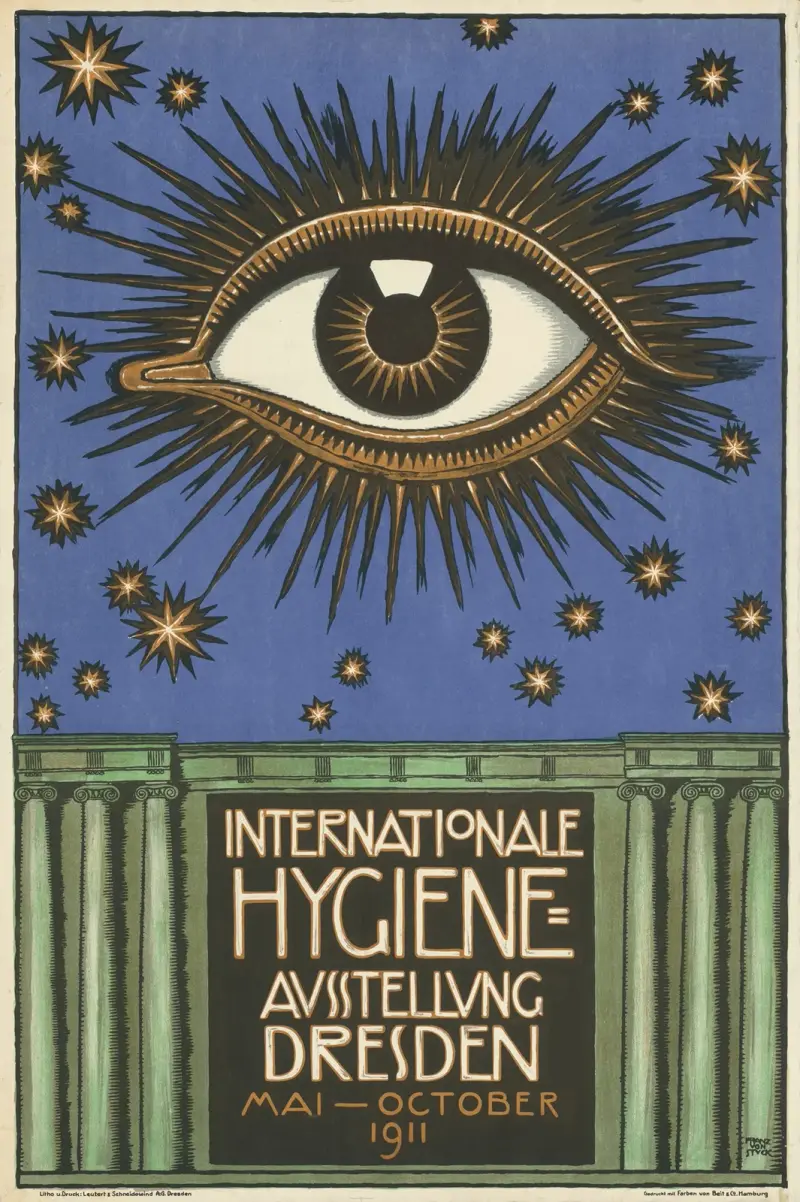 Internationella hygienutställningen i Dresden av Franz von Stuck