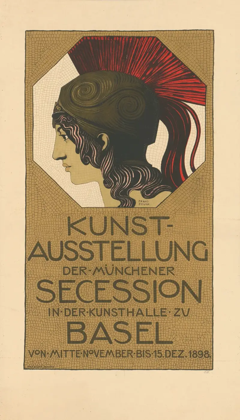 Konstutställning av Münchner Secession Basel 1898 av Franz von Stuck