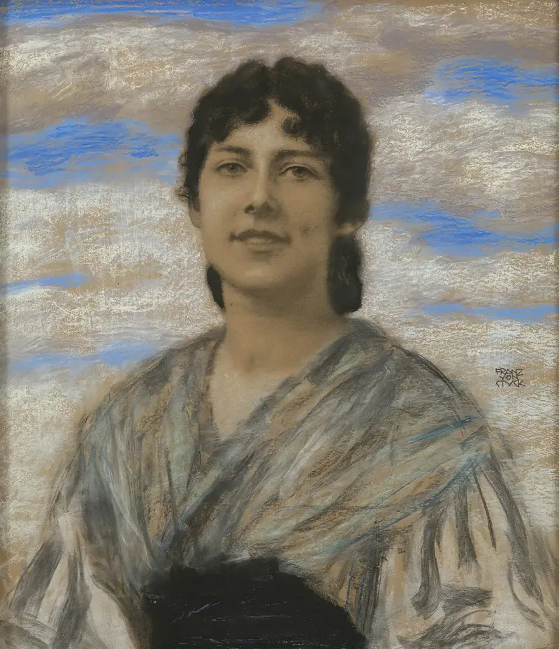 Mary von Stuck av Franz von Stuck