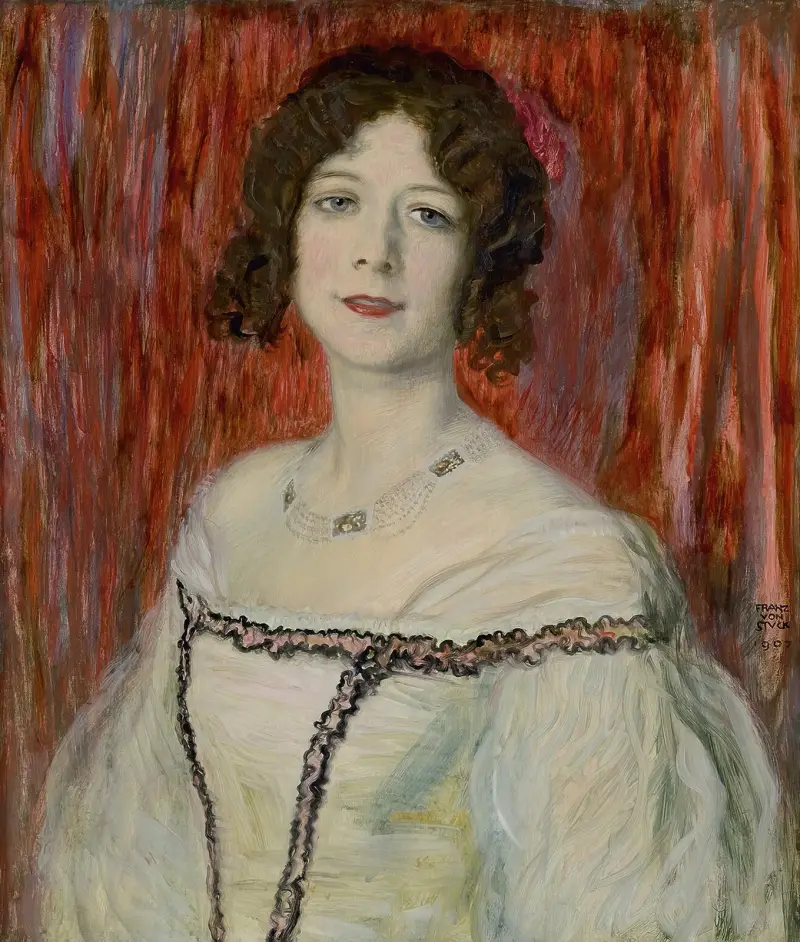 Olga Lindpaintner av Franz von Stuck