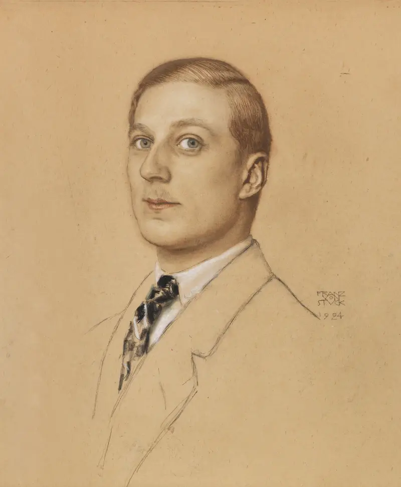 Porträt Adrian Lukas Müller av Franz von Stuck