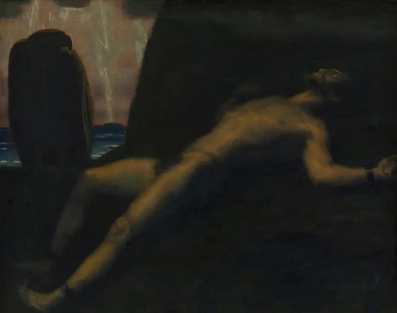 Prometheus av Franz von Stuck