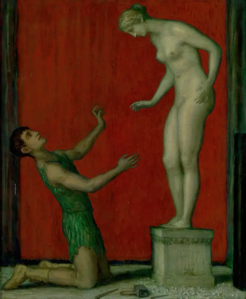 Pygmalion av Franz von Stuck