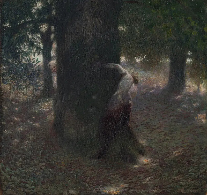 Neckerei, 1889 – Nr. 2 von Franz von Stuck