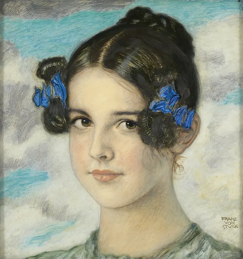 Dottern Mary av Franz von Stuck