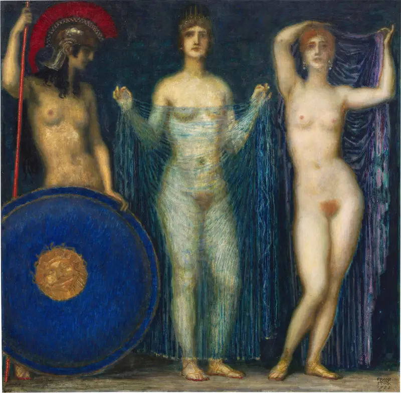 Parisdomen av Franz von Stuck