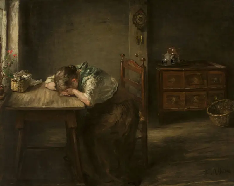 Opovězená, Fritz von Uhde