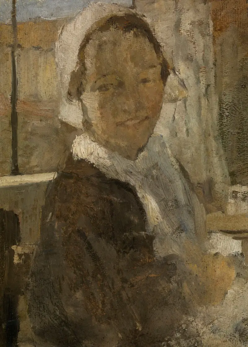 Junges Mädchen von Fritz von Uhde