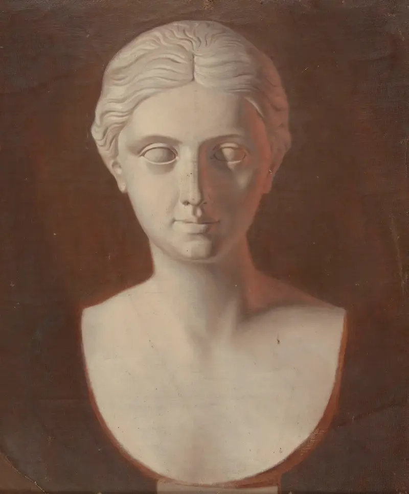 Frauenkopf von Ferdinand von Wright