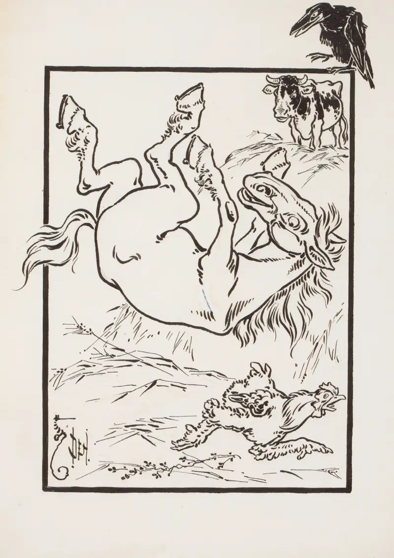 Original illustration av William Wallace Denslow