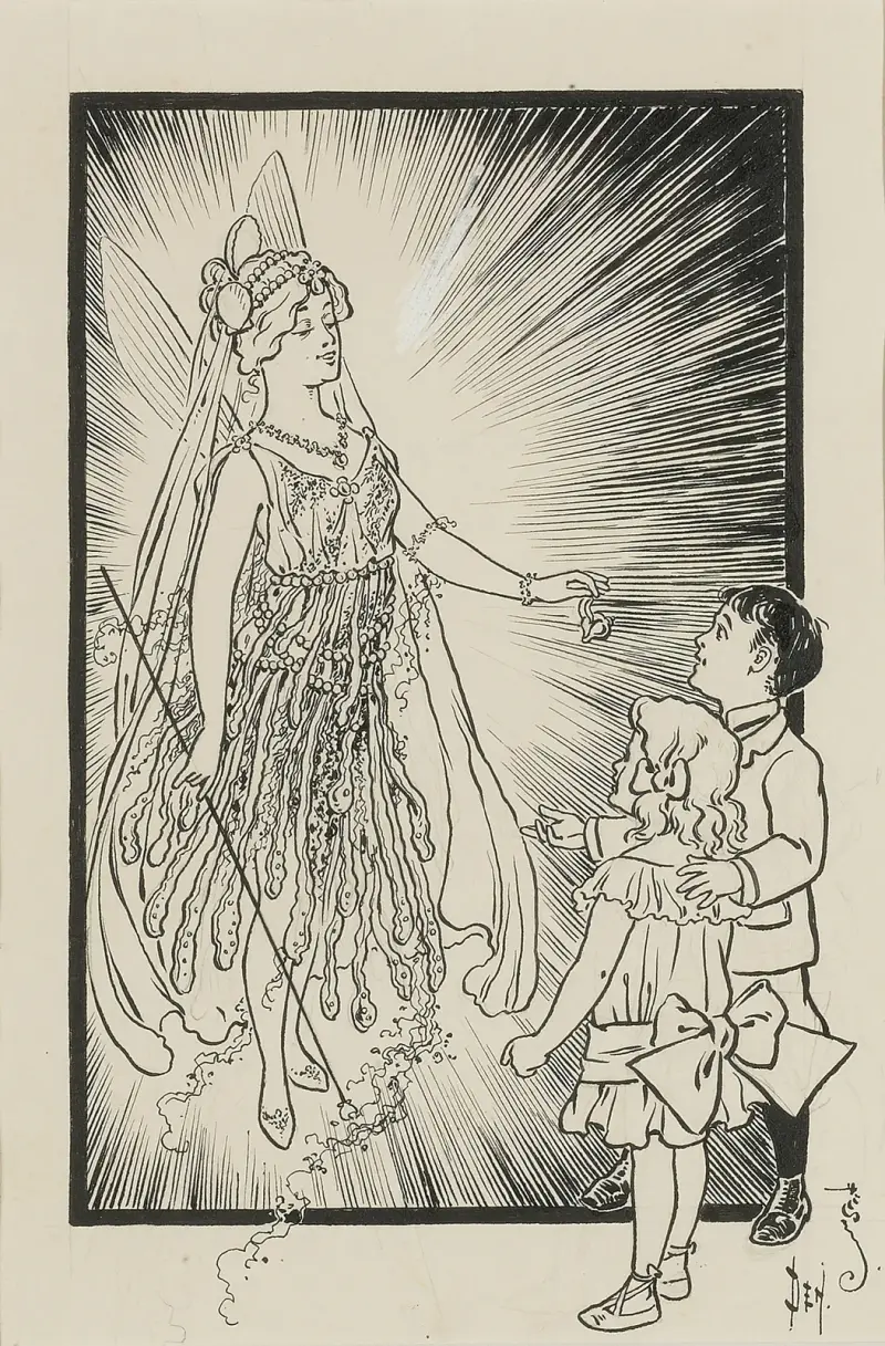 ‘Take this Talisman.’ said the fairy… av William Wallace Denslow