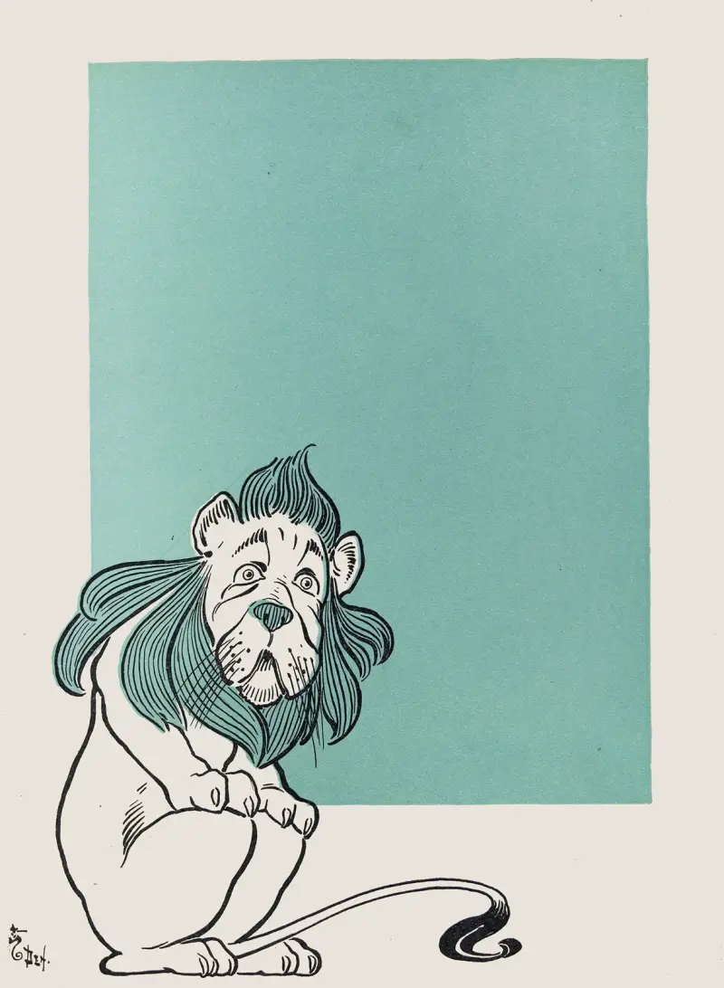 Der feige Löwe von William Wallace Denslow