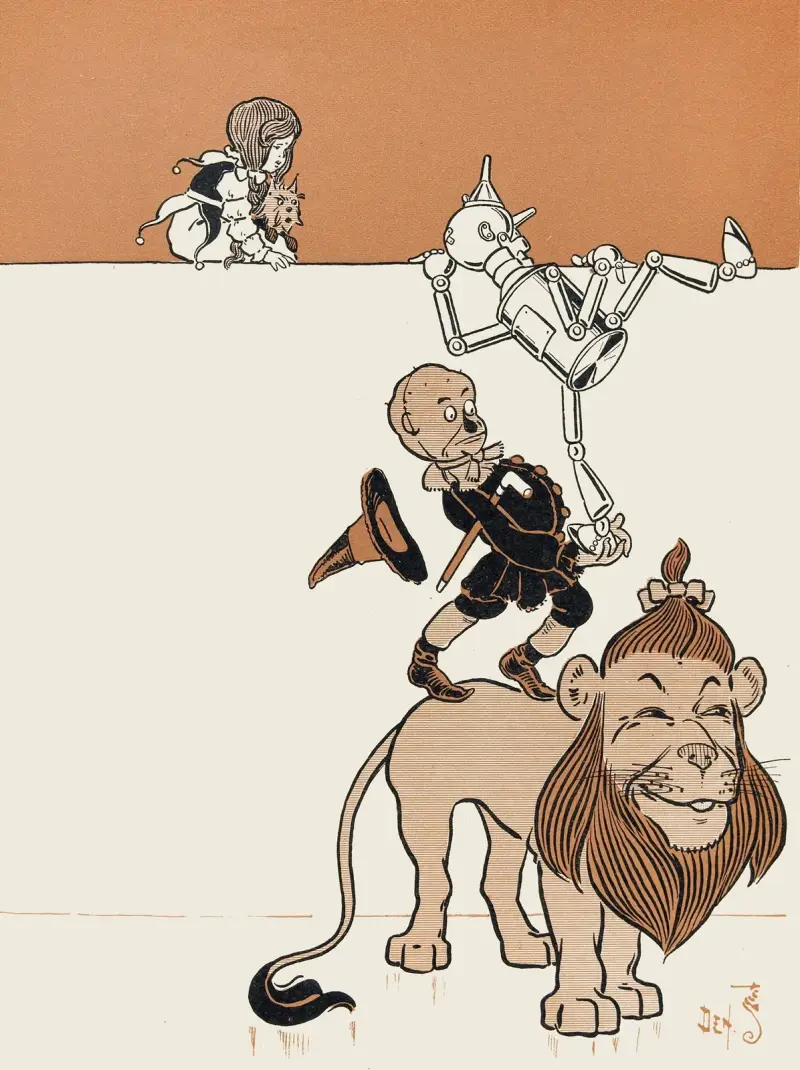 Den underbara trollkarlen från Oz, pl. 4 av William Wallace Denslow